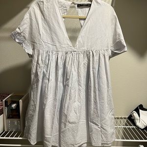 Zara linen romper